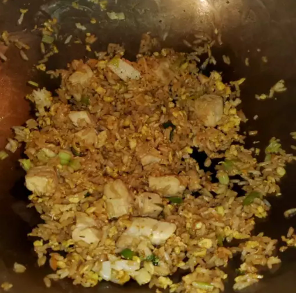 How do you cook hibachi rice on a griddle