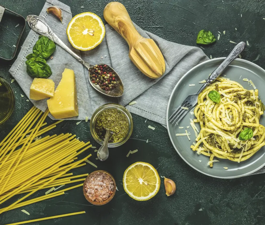 lemon pesto pasta_3