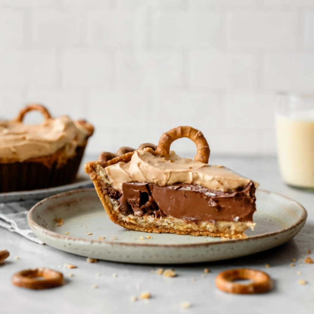 peanut butter pretzel pie_2